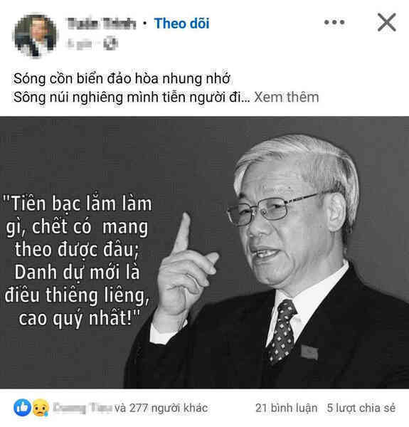 Nhiều YouTuber, TikToker dừng hoạt động để tưởng nhớ Tổng Bí thư Nguyễn Phú Trọng