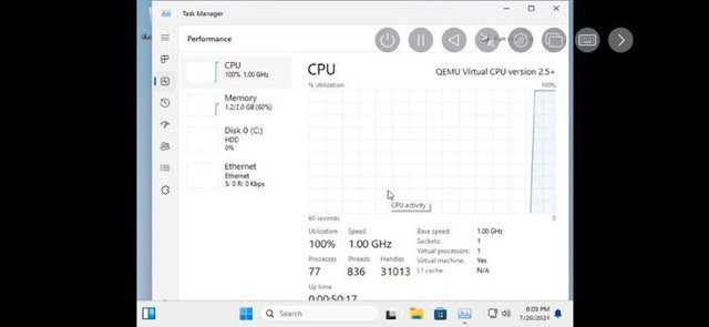 Cài đặt thành công Windows 11 lên iPhone 15 Pro: Khởi động mất... 20 phút- Ảnh 5. Cài đặt thành công Windows 11 lên iPhone 15 Pro: Khởi động mất... 20 phút- Ảnh 5.