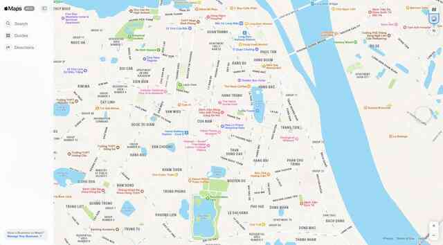 Apple ra mắt dịch vụ Apple Maps trên nền tảng web