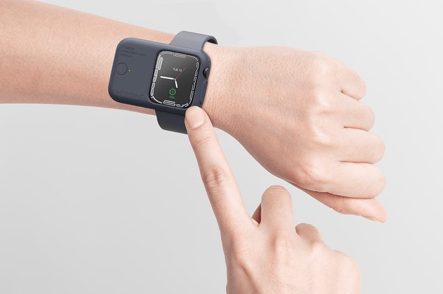Sạc dự phòng đeo tay tăng gấp 3 lần pin cho Apple Watch: Trông như đồng hồ siêu nhân, giá trên Taobao khoảng 350.000đ