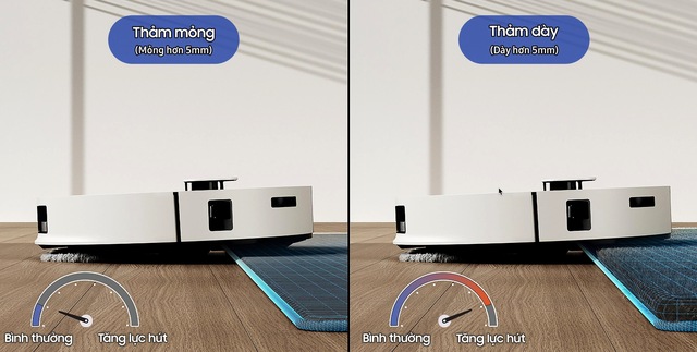 Robot hút bụi, lau nhà Samsung Bespoke JetBot mới: Tích hợp AI, giặt sấy, diệt khuẩn hơi nước 100°C, mua sớm tặng máy lọc không khí- Ảnh 3. Robot hút bụi, lau nhà Samsung Bespoke JetBot mới: Tích hợp AI, giặt sấy, diệt khuẩn hơi nước 100°C, mua sớm tặng máy lọc không khí- Ảnh 3.