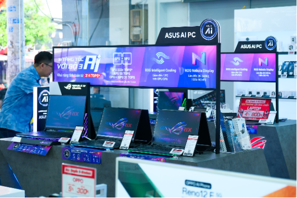 CellphoneS khai trương 2 Trung tâm trải nghiệm ASUS, mở bán dòng laptop chuẩn Copilot+ PC- Ảnh 1. CellphoneS khai trương 2 Trung tâm trải nghiệm ASUS, mở bán dòng laptop chuẩn Copilot+ PC- Ảnh 1.