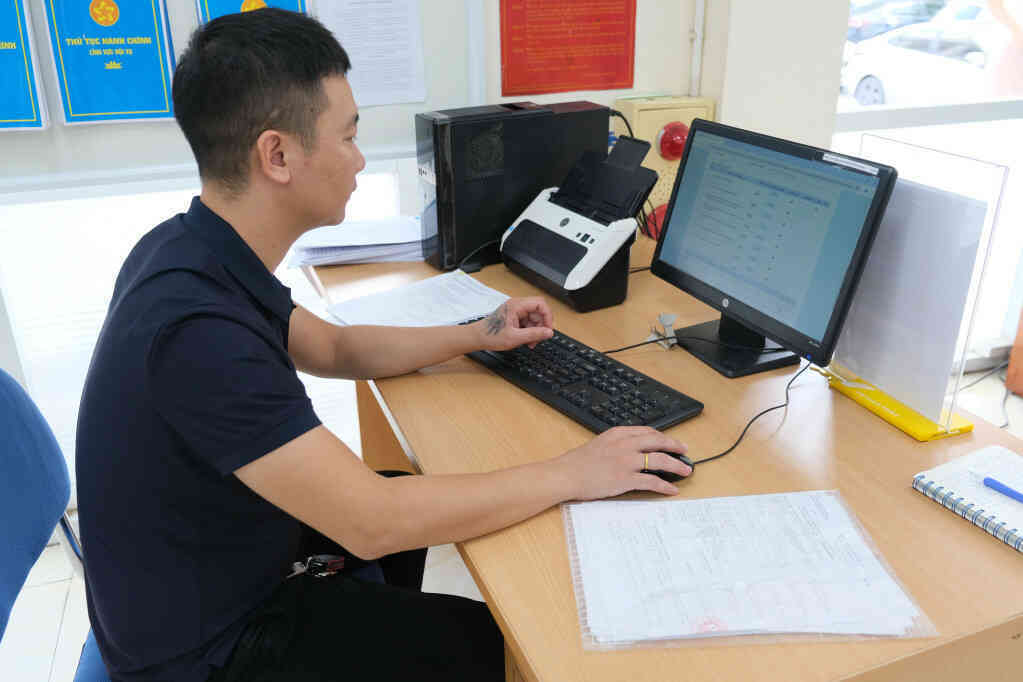 Thị xã Đông Triều: Giải quyết thủ tục hành chính trên môi trường điện tử
