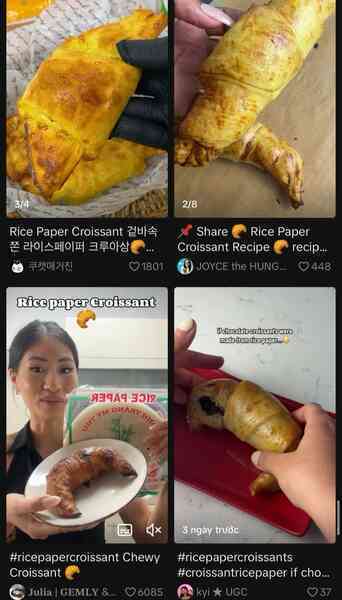 Cả thế giới phát sốt với trào lưu làm bánh Croissant bằng bánh tráng Việt Nam- Ảnh 3. Cả thế giới phát sốt với trào lưu làm bánh Croissant bằng bánh tráng Việt Nam- Ảnh 3.