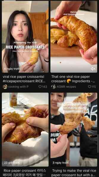 Cả thế giới phát sốt với trào lưu làm bánh Croissant bằng bánh tráng Việt Nam- Ảnh 5. Cả thế giới phát sốt với trào lưu làm bánh Croissant bằng bánh tráng Việt Nam- Ảnh 5.
