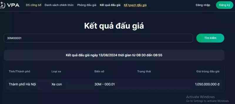 Biển số 'độc nhất vô nhị' 30M-000.01 trúng đấu giá hơn 1 tỷ đồng- Ảnh 2. Biển số 'độc nhất vô nhị' 30M-000.01 trúng đấu giá hơn 1 tỷ đồng- Ảnh 2.