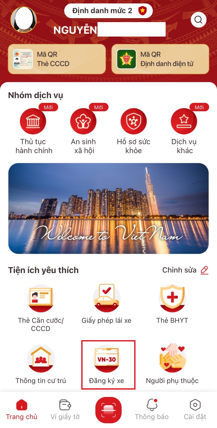 Cách tích hợp đăng ký xe trên ứng dụng VNeID và cách khắc phục nếu gặp lỗi- Ảnh 2. Cách tích hợp đăng ký xe trên ứng dụng VNeID và cách khắc phục nếu gặp lỗi- Ảnh 2.