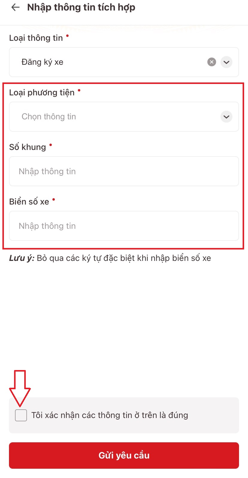 Cách tích hợp đăng ký xe trên ứng dụng VNeID và cách khắc phục nếu gặp lỗi- Ảnh 4. Cách tích hợp đăng ký xe trên ứng dụng VNeID và cách khắc phục nếu gặp lỗi- Ảnh 4.