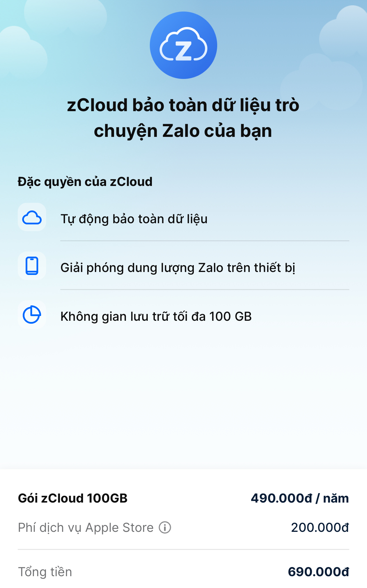 Giảm một nửa dung lượng lưu trữ miễn phí, Zalo khiến cộng đồng mạng bất bình- Ảnh 2. Giảm một nửa dung lượng lưu trữ miễn phí, Zalo khiến cộng đồng mạng bất bình- Ảnh 2.