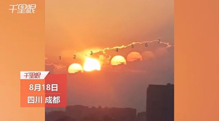 Hiện tượng thiên văn lạ, '7 mặt trời' xuất hiện ở Trung Quốc