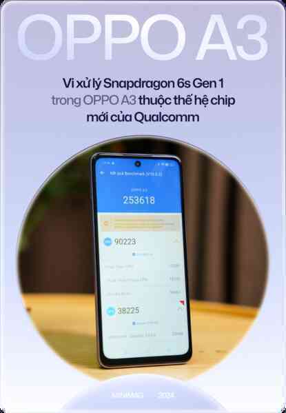 Đánh giá OPPO A3 - smartphone siêu bền, giá siêu "hời" nhưng vẫn có sạc nhanh 45W, thiết kế đẹp- Ảnh 23. Đánh giá OPPO A3 - smartphone siêu bền, giá siêu "hời" nhưng vẫn có sạc nhanh 45W, thiết kế đẹp- Ảnh 23.