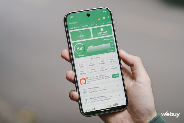 Trên tay Pixel 9: Thiết kế mới quá đẹp, chip Tensor G4 hơi yếu nhưng Android gốc dùng cực mượt, pin 4.700mAh, giá 22 triệu đồng- Ảnh 11. Trên tay Pixel 9: Thiết kế mới quá đẹp, chip Tensor G4 hơi yếu nhưng Android gốc dùng cực mượt, pin 4.700mAh, giá 22 triệu đồng- Ảnh 11.
