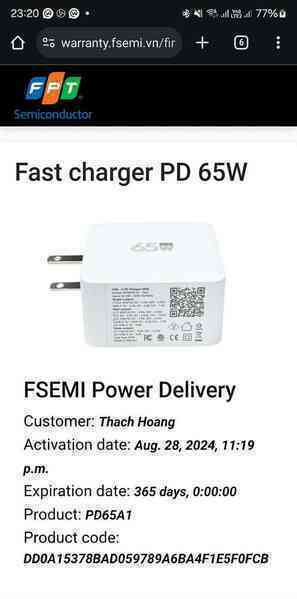 FPT phát triển thành công bộ sạc 65W với chip tự sản xuất, người dùng đánh giá "ngang ngửa các thương hiệu khác"- Ảnh 4. FPT phát triển thành công bộ sạc 65W với chip tự sản xuất, người dùng đánh giá "ngang ngửa các thương hiệu khác"- Ảnh 4.