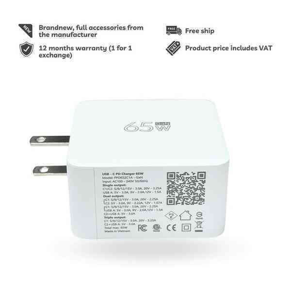 FPT phát triển thành công bộ sạc 65W với chip tự sản xuất, người dùng đánh giá "ngang ngửa các thương hiệu khác"- Ảnh 7. FPT phát triển thành công bộ sạc 65W với chip tự sản xuất, người dùng đánh giá "ngang ngửa các thương hiệu khác"- Ảnh 7.
