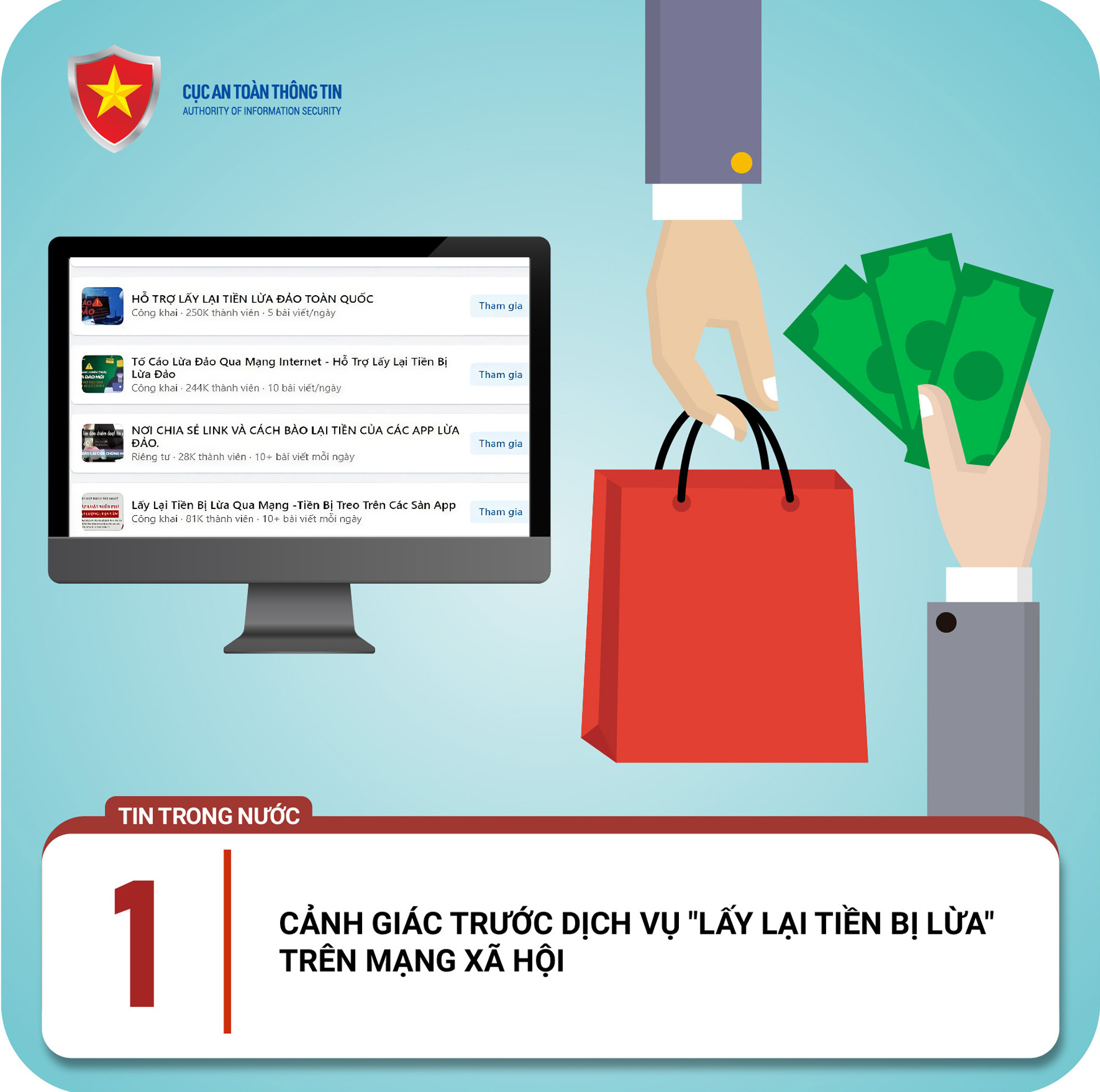 5 ‘điểm nóng’ về lừa đảo trực tuyến trong tuần qua