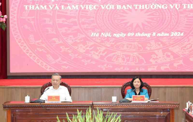 Tổng Bí thư, Chủ tịch nước Tô Lâm: Thúc đẩy sự phát triển của Thủ đô dựa trên 5 trụ cột