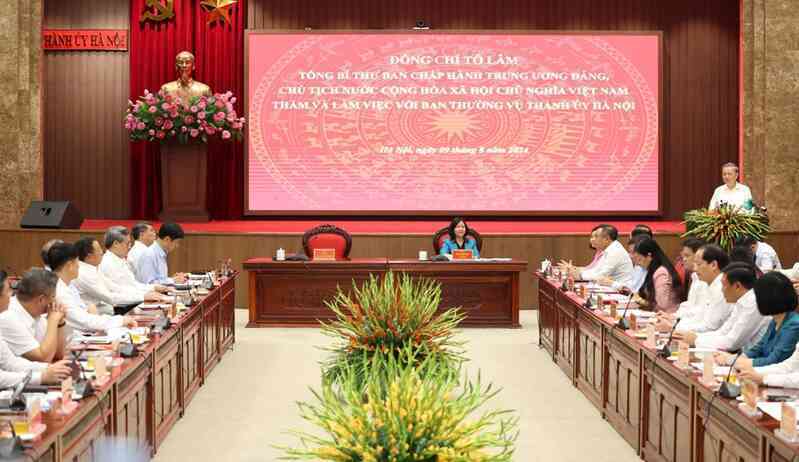 Tổng Bí thư, Chủ tịch nước Tô Lâm: Thúc đẩy sự phát triển của Thủ đô dựa trên 5 trụ cột- Ảnh 10. Tổng Bí thư, Chủ tịch nước Tô Lâm: Thúc đẩy sự phát triển của Thủ đô dựa trên 5 trụ cột- Ảnh 10.