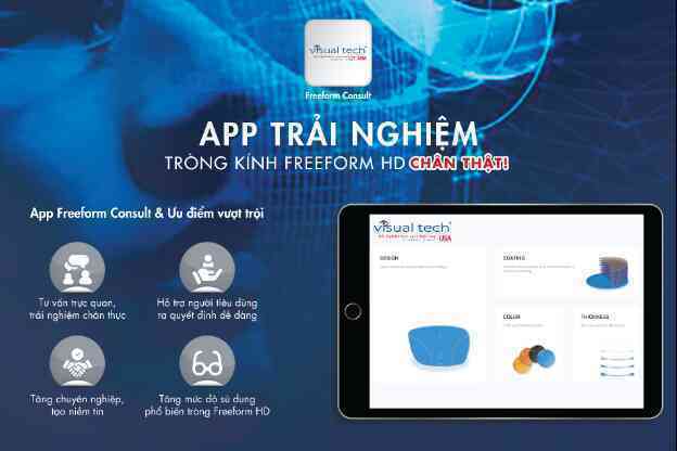 Visual Tech ra mắt ứng dụng trải nghiệm tròng kính Freeform Consult - đa tính năng và chân thật!- Ảnh 2. Visual Tech ra mắt ứng dụng trải nghiệm tròng kính Freeform Consult - đa tính năng và chân thật!- Ảnh 2.