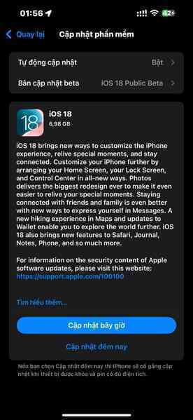 Apple phát hành iOS 18 RC, chuẩn bị cho ngày lên kệ iPhone 16