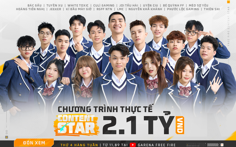 YouTube Content Star 2024 quy tụ dàn khách mời "khủng" của làng game, Cris Devil Gamer và MisThy đều góp mặt