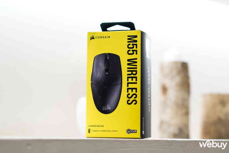 Đánh giá chuột gaming Corsair M55 Wireless: Chất lượng hoàn thiện như một "cỗ xe tăng"- Ảnh 2. Đánh giá chuột gaming Corsair M55 Wireless: Chất lượng hoàn thiện như một "cỗ xe tăng"- Ảnh 2.