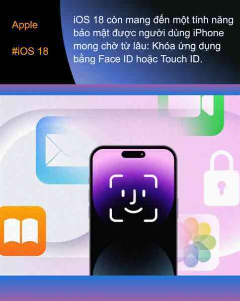 Cách khóa và ẩn ứng dụng trên iPhone bằng Face ID vừa cập nhật iOS 18- Ảnh 2. Cách khóa và ẩn ứng dụng trên iPhone bằng Face ID vừa cập nhật iOS 18- Ảnh 2.