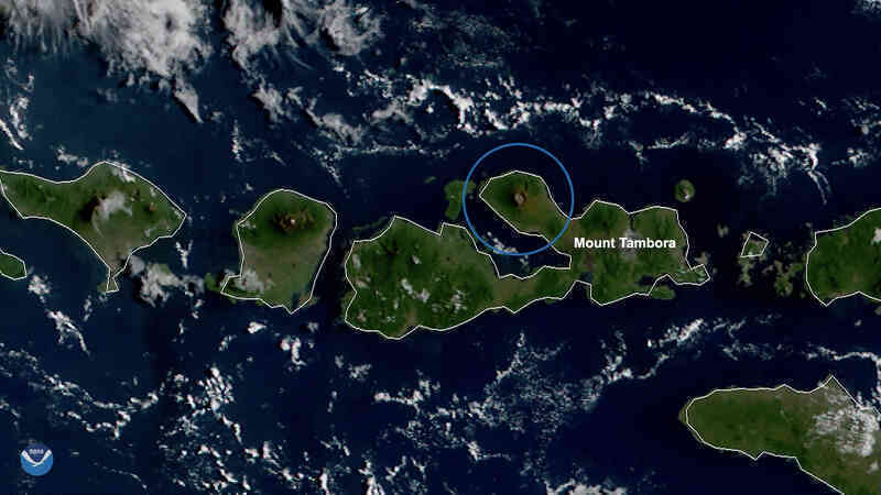 Nguy cơ từ 'Người khổng lồ' Tambora: Ngọn núi lửa có thể gây ra thảm họa toàn cầu- Ảnh 2. Nguy cơ từ 'Người khổng lồ' Tambora: Ngọn núi lửa có thể gây ra thảm họa toàn cầu- Ảnh 2.