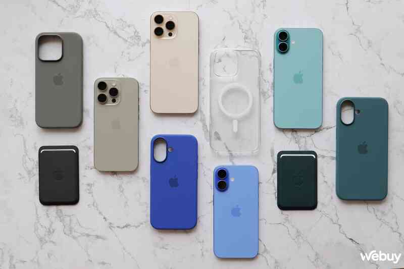 Đây là ốp lưng chính hãng Apple cho iPhone 16: Không phải dạng khoét lỗ mà là cảm ứng trực tiếp qua ốp, dùng cực mượt