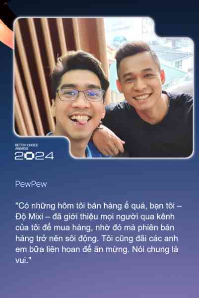 PewPew kể chuyện áp lực từ nhãn hàng và cách Độ Mixi xuất hiện giúp lật ngược tình thế trong phiên livestream bị 'ế'- Ảnh 4. PewPew kể chuyện áp lực từ nhãn hàng và cách Độ Mixi xuất hiện giúp lật ngược tình thế trong phiên livestream bị 'ế'- Ảnh 4.