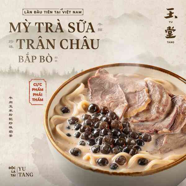 Những review đầu tiên về mì trà sữa trân châu bắp bò: Giá bằng 2 bát phở, hương vị ra sao mà gây tranh cãi?