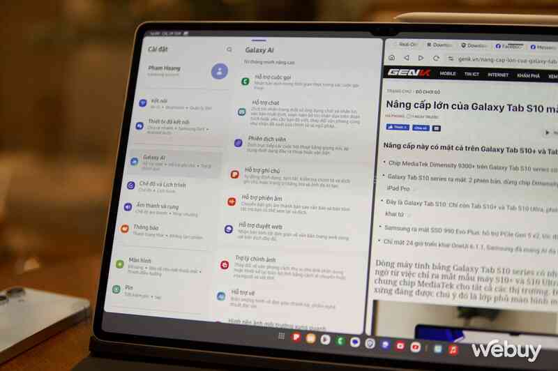 Trải nghiệm nhanh Galaxy Tab S10 Ultra và S24 FE mới: Màn hình chống chói, cấu hình vẫn mạnh và tích hợp AI- Ảnh 10. Trải nghiệm nhanh Galaxy Tab S10 Ultra và S24 FE mới: Màn hình chống chói, cấu hình vẫn mạnh và tích hợp AI- Ảnh 10.