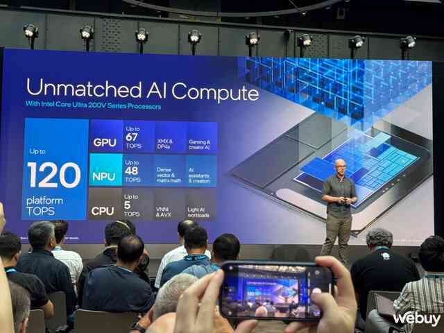 Intel Core Ultra 200V series chính thức ra mắt: Đột phá sức mạnh, đập tan suy nghĩ nền tảng x86 “hao pin”, hiệu năng AI đè bẹp Snapdragon- Ảnh 3. Intel Core Ultra 200V series chính thức ra mắt: Đột phá sức mạnh, đập tan suy nghĩ nền tảng x86 “hao pin”, hiệu năng AI đè bẹp Snapdragon- Ảnh 3.