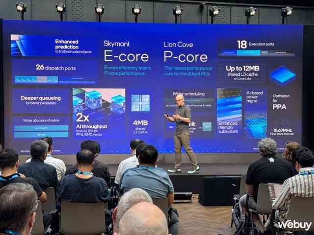 Intel Core Ultra 200V series chính thức ra mắt: Đột phá sức mạnh, đập tan suy nghĩ nền tảng x86 “hao pin”, hiệu năng AI đè bẹp Snapdragon- Ảnh 4. Intel Core Ultra 200V series chính thức ra mắt: Đột phá sức mạnh, đập tan suy nghĩ nền tảng x86 “hao pin”, hiệu năng AI đè bẹp Snapdragon- Ảnh 4.