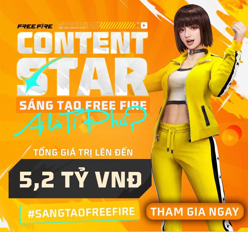 YouTube Content Star - Cuộc thi sáng tạo dành riêng cho game thủ Free Fire khu vực Đông Nam Á