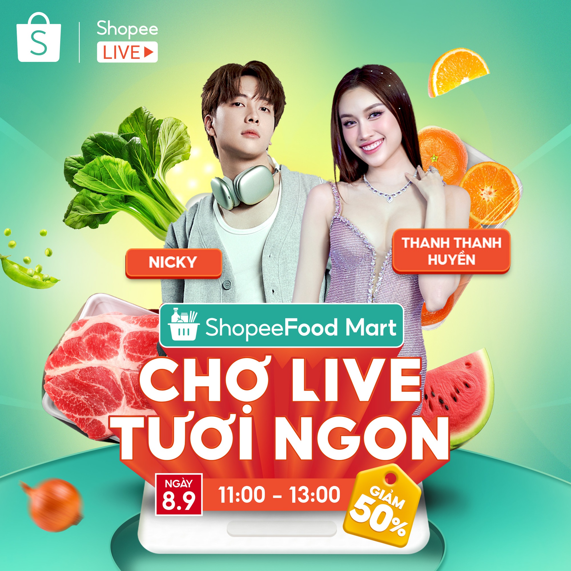 Trải nghiệm "đi chợ số" thông qua các phiên livestream của ShopeeFood Mart- Ảnh 4. Trải nghiệm "đi chợ số" thông qua các phiên livestream của ShopeeFood Mart- Ảnh 4.