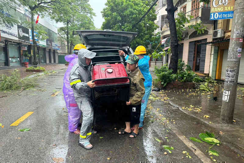 Nhà mạng viễn thông chủ động ứng phó, khắc phục hậu quả bão Yagi