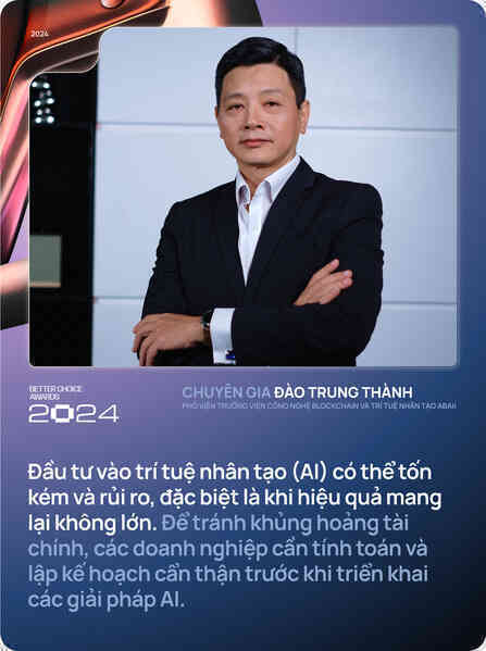 Phó Viện trưởng Viện Công nghệ Blockchain và Trí tuệ nhân tạo ABAII - Ông Đào Trung Thành: AI không phải 'Cây Đũa Thần', doanh nghiệp cần cân nhắc áp dụng theo nhu cầu thực tế- Ảnh 5. Phó Viện trưởng Viện Công nghệ Blockchain và Trí tuệ nhân tạo ABAII - Ông Đào Trung Thành: AI không phải 'Cây Đũa Thần', doanh nghiệp cần cân nhắc áp dụng theo nhu cầu thực tế- Ảnh 5.
