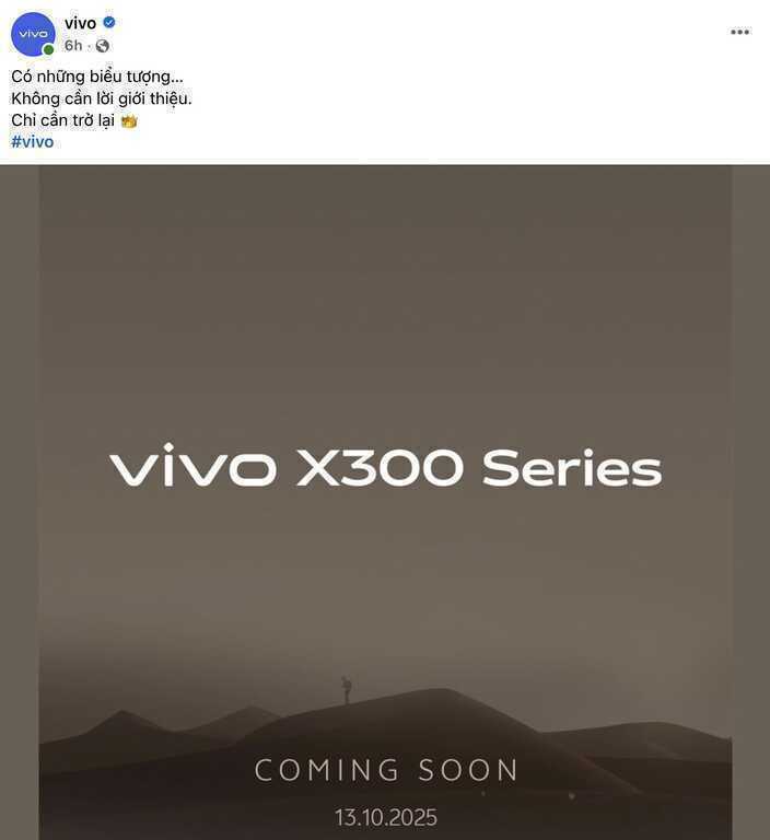vivo Việt Nam "nhá hàng" flagship cao cấp X300, liệu sẽ bán chính hãng?