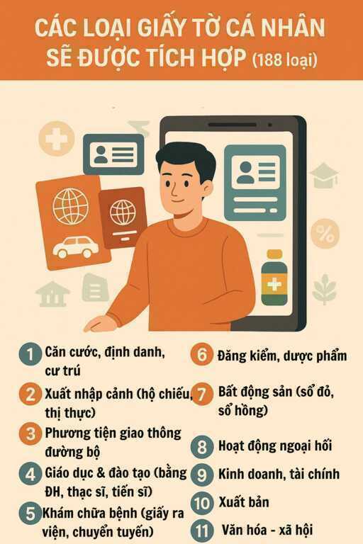 Bộ Công an vừa có đề xuất quan trọng liên quan đến 188 loại giấy tờ cá nhân của tất cả người dân