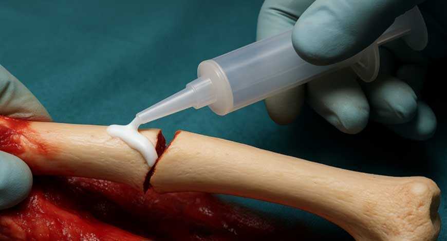 Bone-02, loại 'keo siêu dính' có thể chữa lành xương gãy chỉ trong vài phút- Ảnh 3. Bone-02, loại 'keo siêu dính' có thể chữa lành xương gãy chỉ trong vài phút- Ảnh 3.