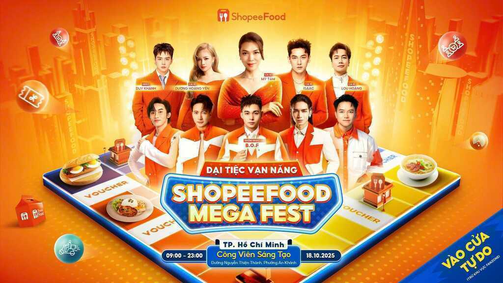 Tất tần tật bí kíp ăn ngon, chơi vui cả ngày tại Đại Tiệc Vạn Năng - ShopeeFood Mega Fest
