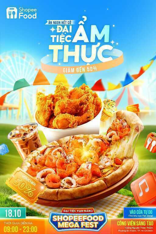 Tất tần tật bí kíp ăn ngon, chơi vui cả ngày tại Đại Tiệc Vạn Năng - ShopeeFood Mega Fest- Ảnh 2. Tất tần tật bí kíp ăn ngon, chơi vui cả ngày tại Đại Tiệc Vạn Năng - ShopeeFood Mega Fest- Ảnh 2.