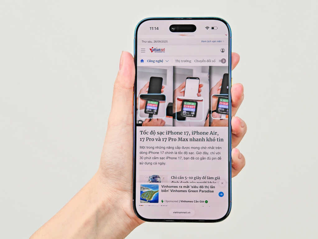 Cổ phiếu Apple ‘lên đỉnh’ sau báo cáo doanh số iPhone 17 tại Mỹ và Trung Quốc