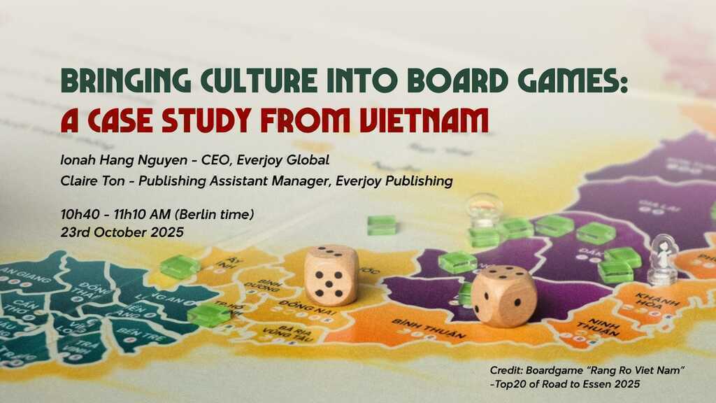 Everjoy Publishing mang văn hoá Việt Nam đến SPIEL Essen 2025