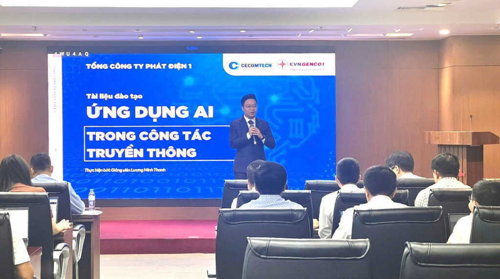EVNGENCO1 ứng dụng AI thúc đẩy truyền thông sáng tạo và hiệu quả