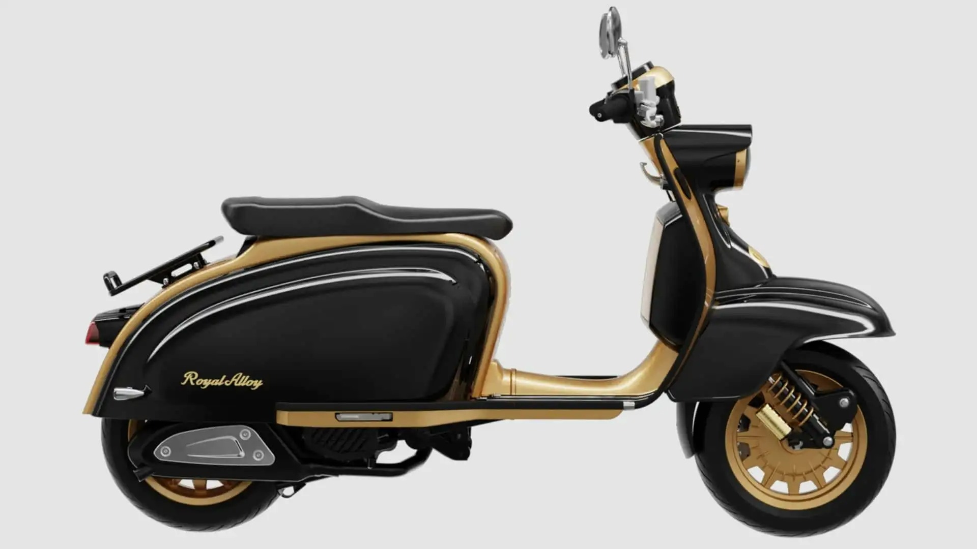 Mẫu xe tay ga Royal Alloy JPS 350: Cổ điển đến từng tấm thép, hiện đại đến từng chi tiết!