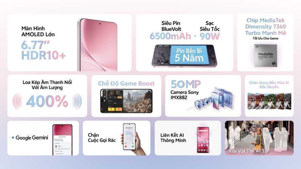 Vivo ra mắt V60 Lite 5G - smartphone giải trí thời thượng dành cho genZ