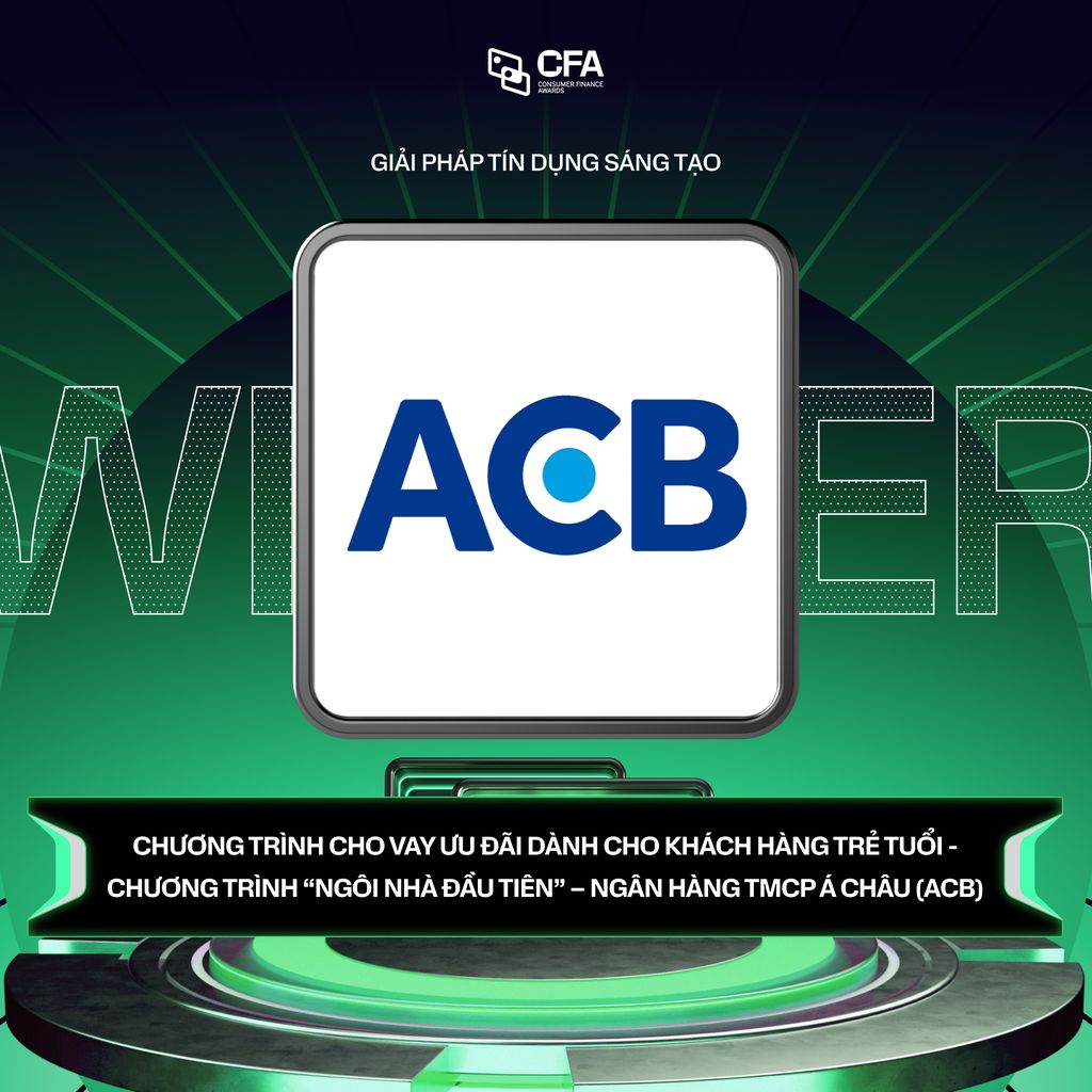 Better Choice Awards 2025 gọi tên ACB: Giải pháp tín dụng Sáng tạo xuất sắc nhất năm
