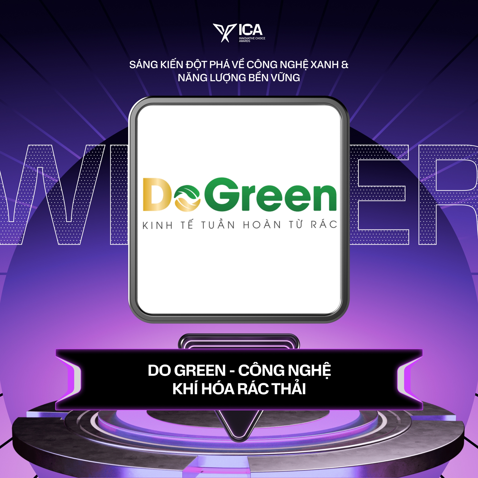 Giải thưởng Sáng kiến Đột phá về Công nghệ Xanh & Năng lượng Bền vững gọi tên Do Green!