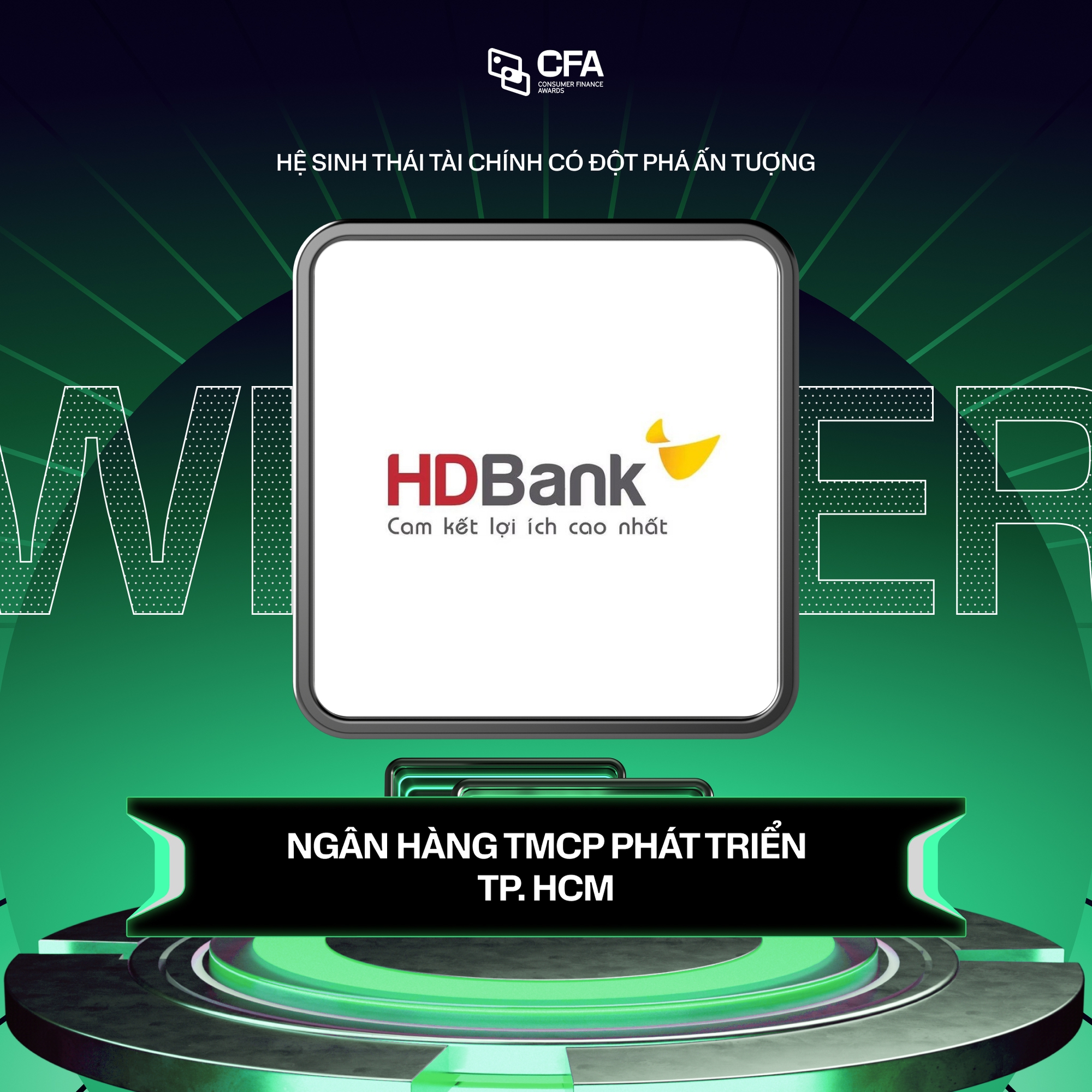 HDBank chinh phục giải thưởng Hệ sinh thái tài chính có đột phá ấn tượng tại Better Choice Awards 2025
